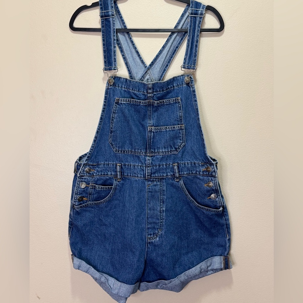 We The Free Jean Short Overalls
